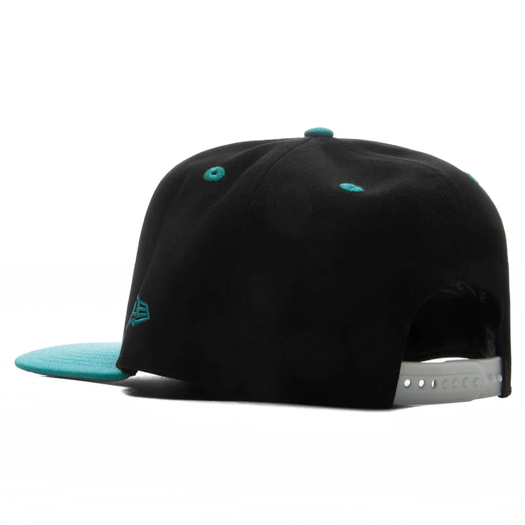 9FIFTY A Frame Curved Hardwood Classics Script Snapback San Antonio Spurs