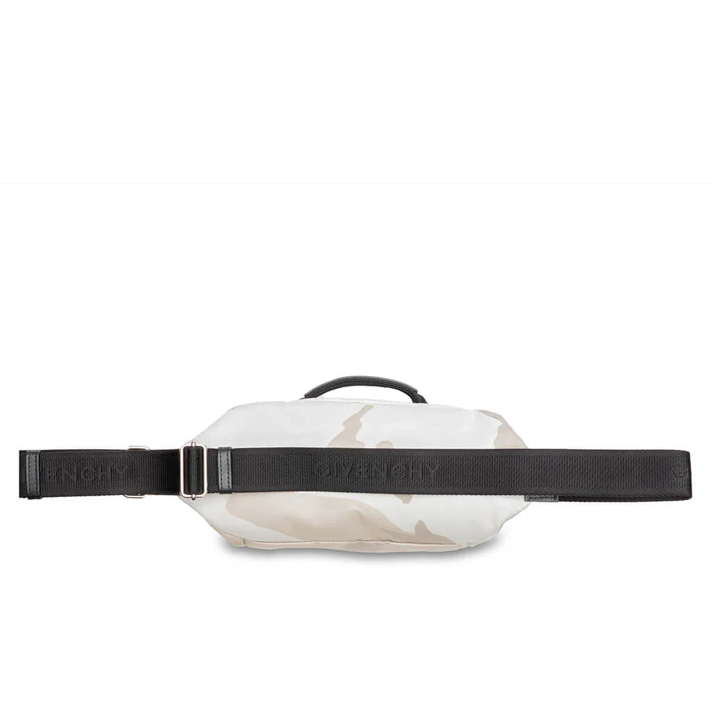 G Zip Bumbag Beige Brown