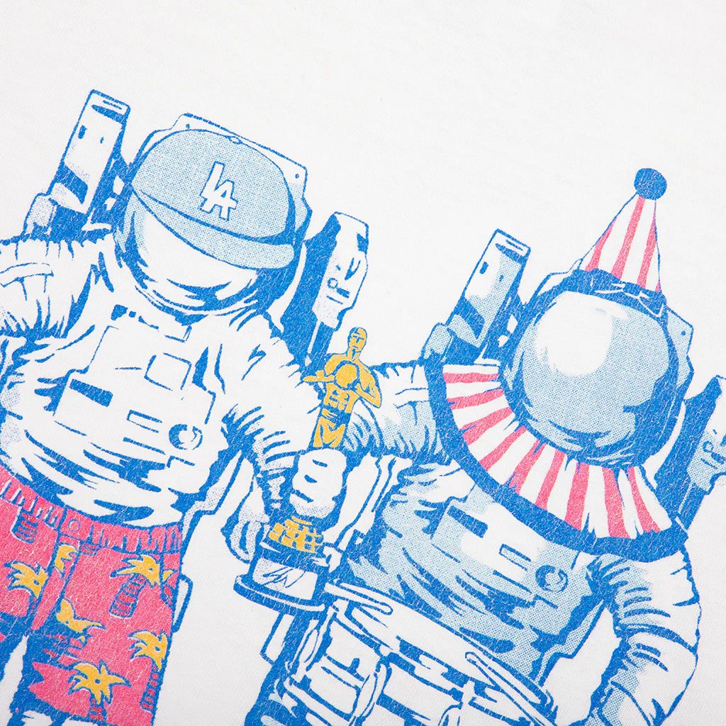 Saint Michael x Sean Wotherspoon Astro Distant Times Freaks T Shirt White