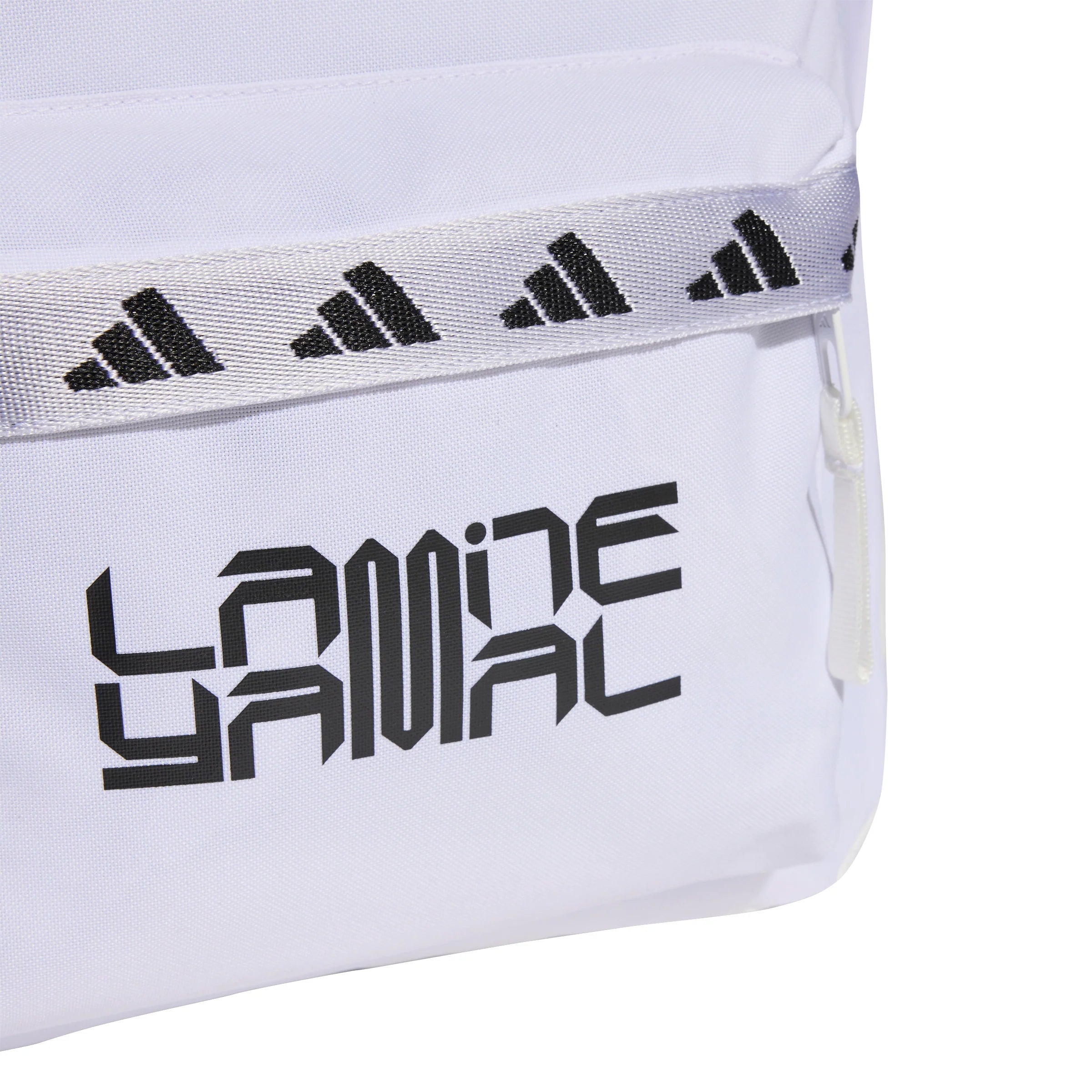 adidas Classic Tape Lamine Yamal Soccer Backpack White Red