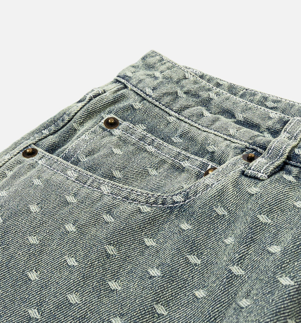 Dobby Mens Pant Blue