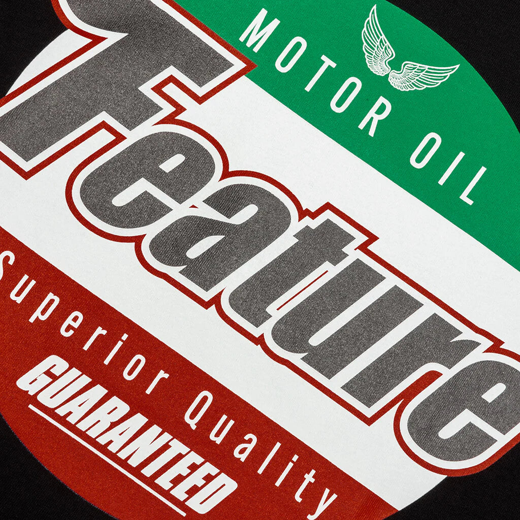 Motor Oil Tee Black