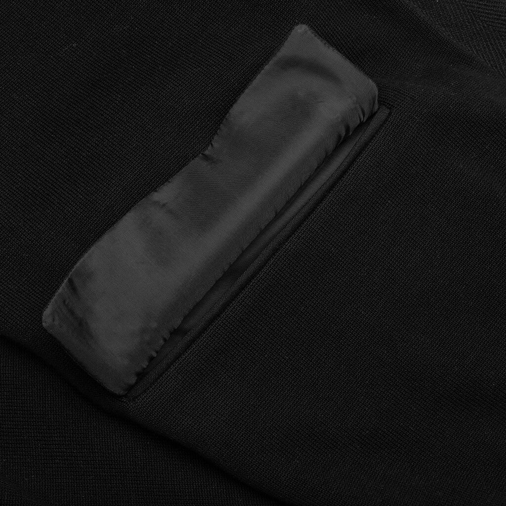 Knit x Suiting Cardigan Black