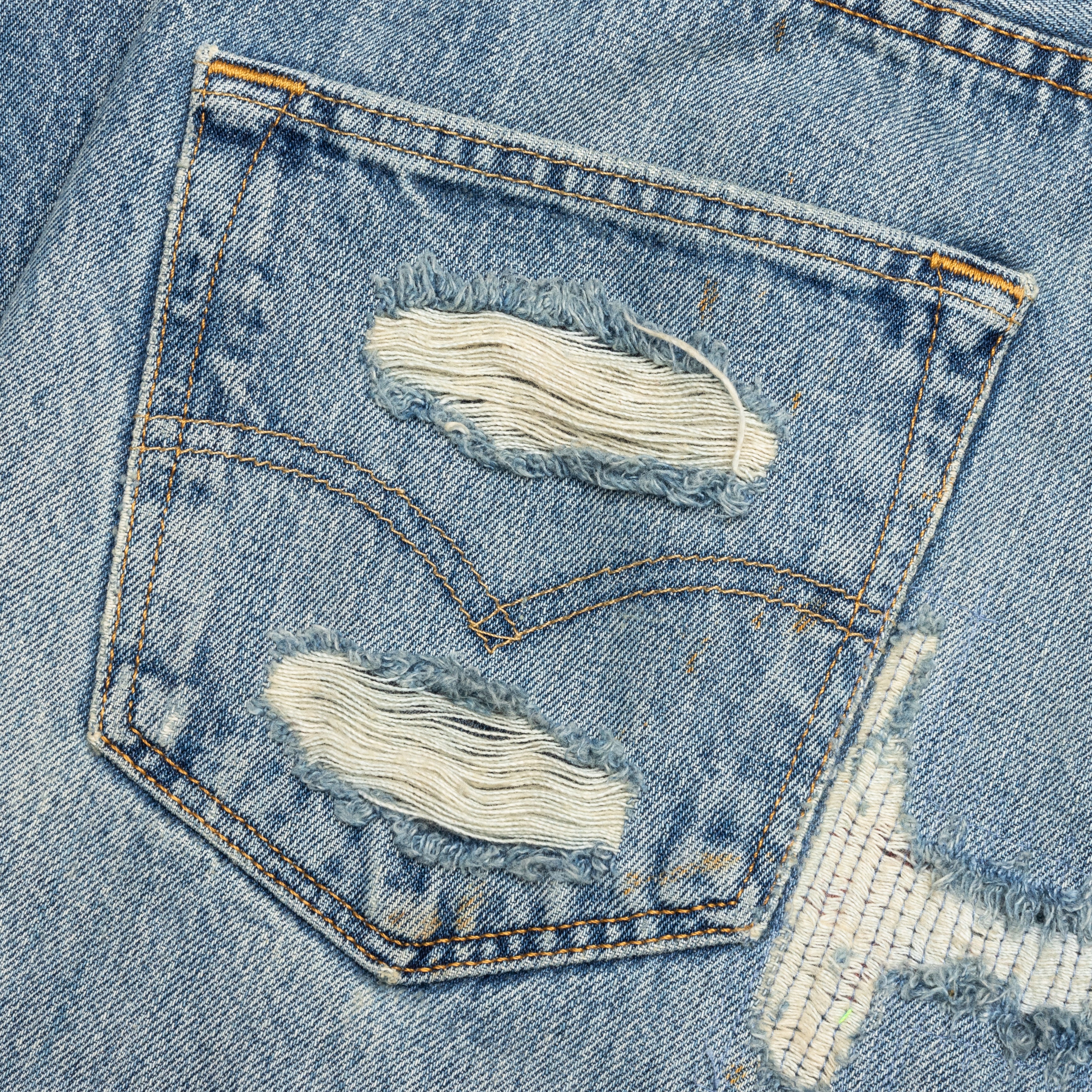 Denim Repair Pants Indigo