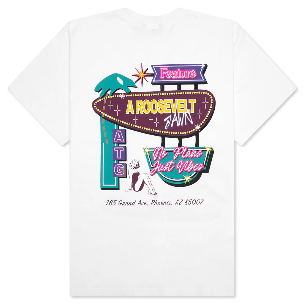 Feature x A Roosevelt Jawn Motor Inn Tee White