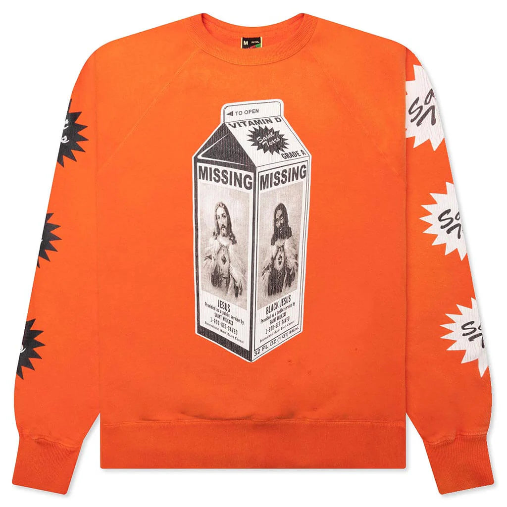 Saint Michael x Denim Tears Milk Pack Sweatshirt Orange