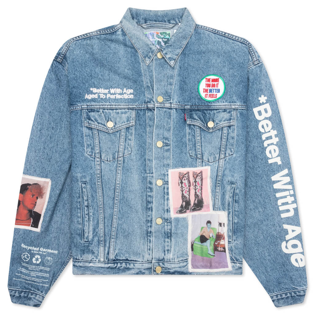 Portrait Denim Jacket Multi