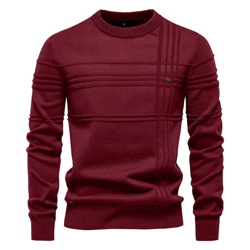 Mens Crew Neck Knit Sweater
