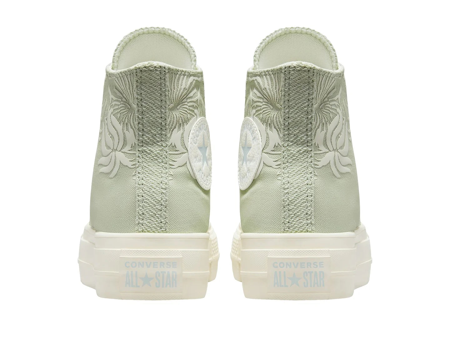 Tenis Converse Chuck Taylor All Star Lift Hi Platform Verde para Mujer