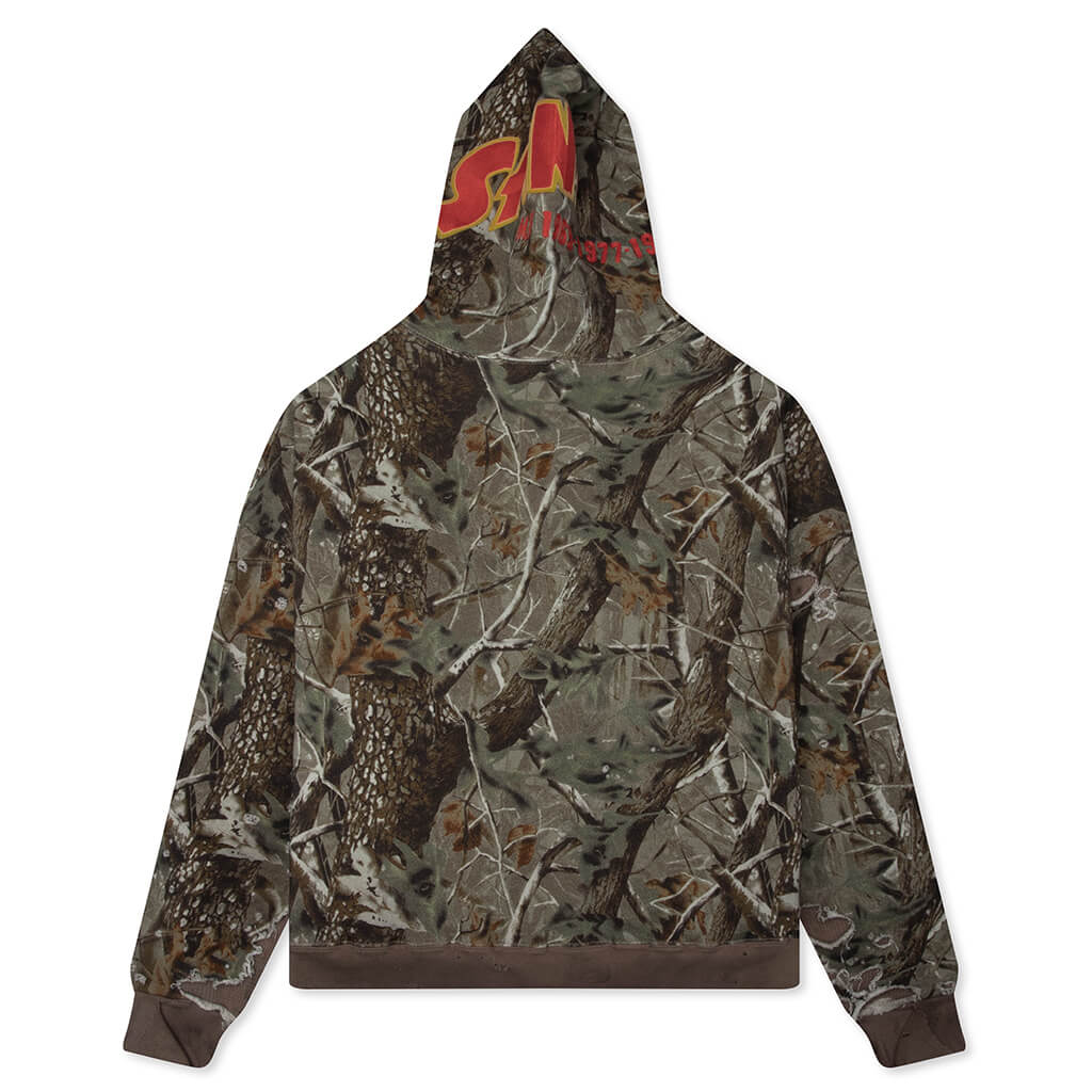 Saint M6 x BAPE Shark Zip Hoodie Wood Camo