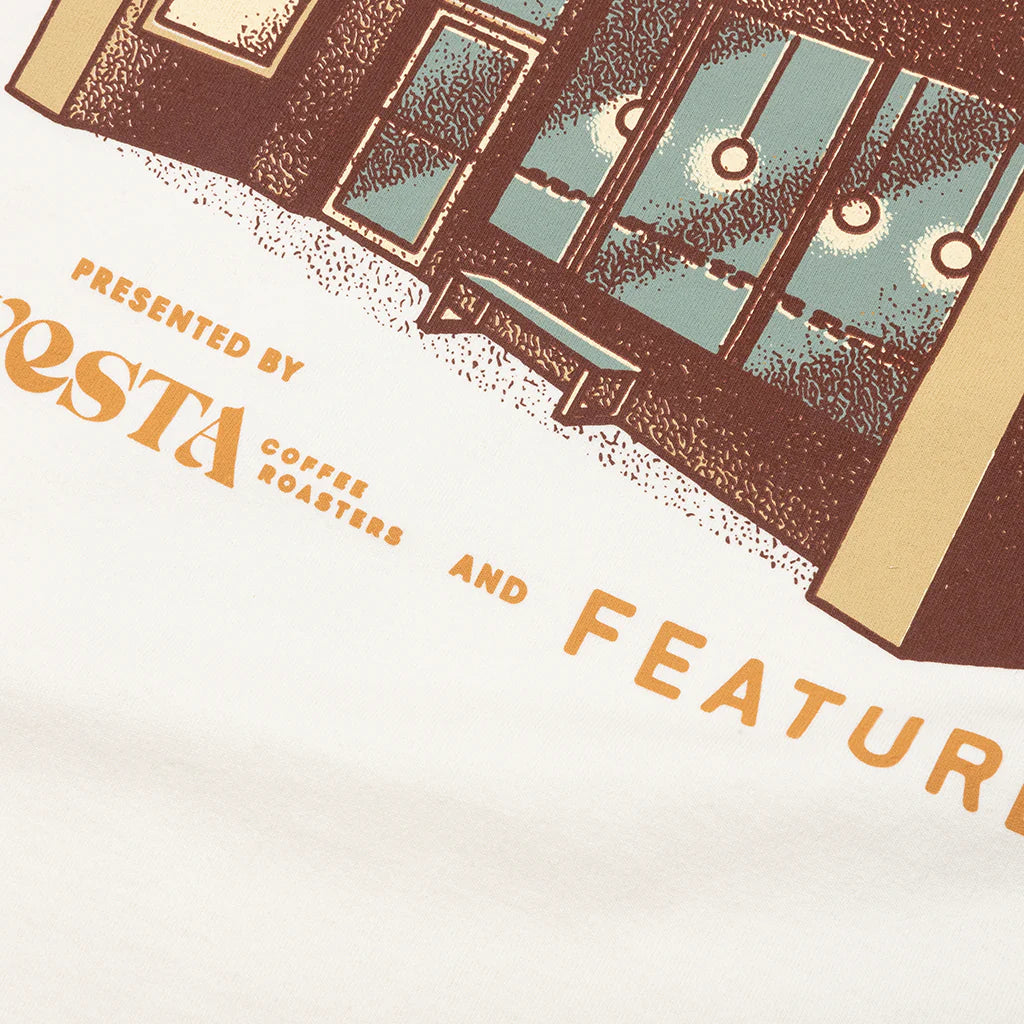 Feature x Vesta Coffee House Tee Cannoli Cream