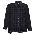 Flannel Shirt 7 Cuts Shirt Over Dye Purple