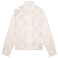 Crochet Full Zip Jacket Bone