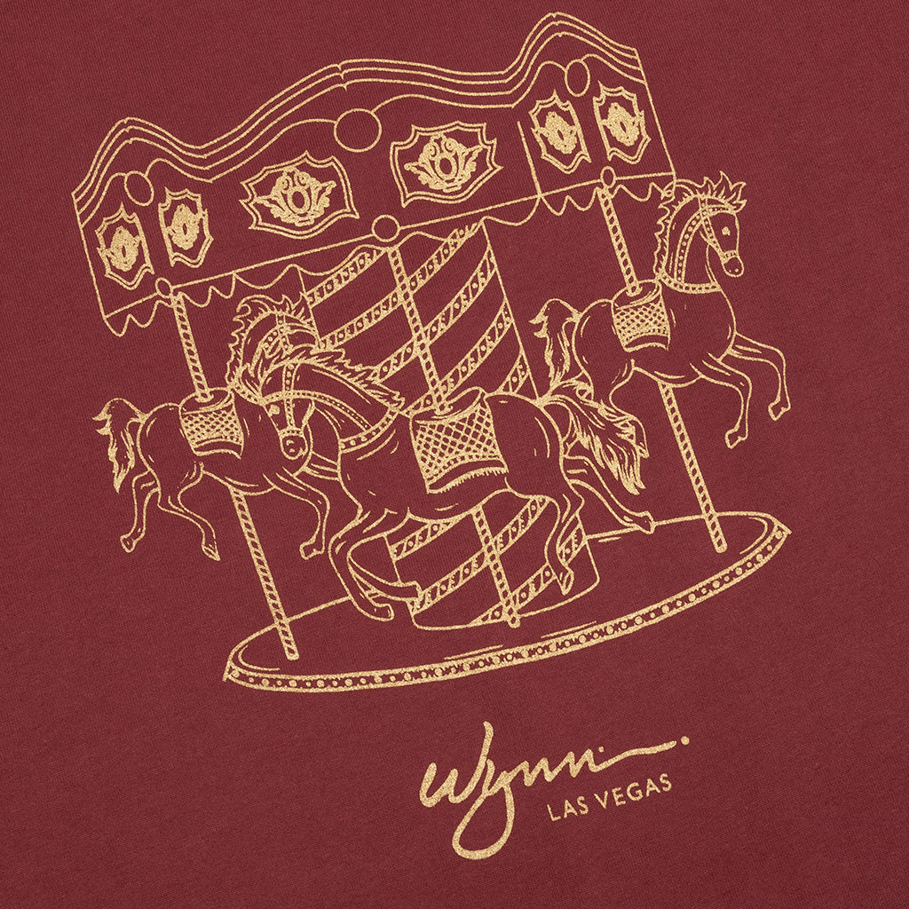 Feature x Wynn Carousel Tee Oxblood