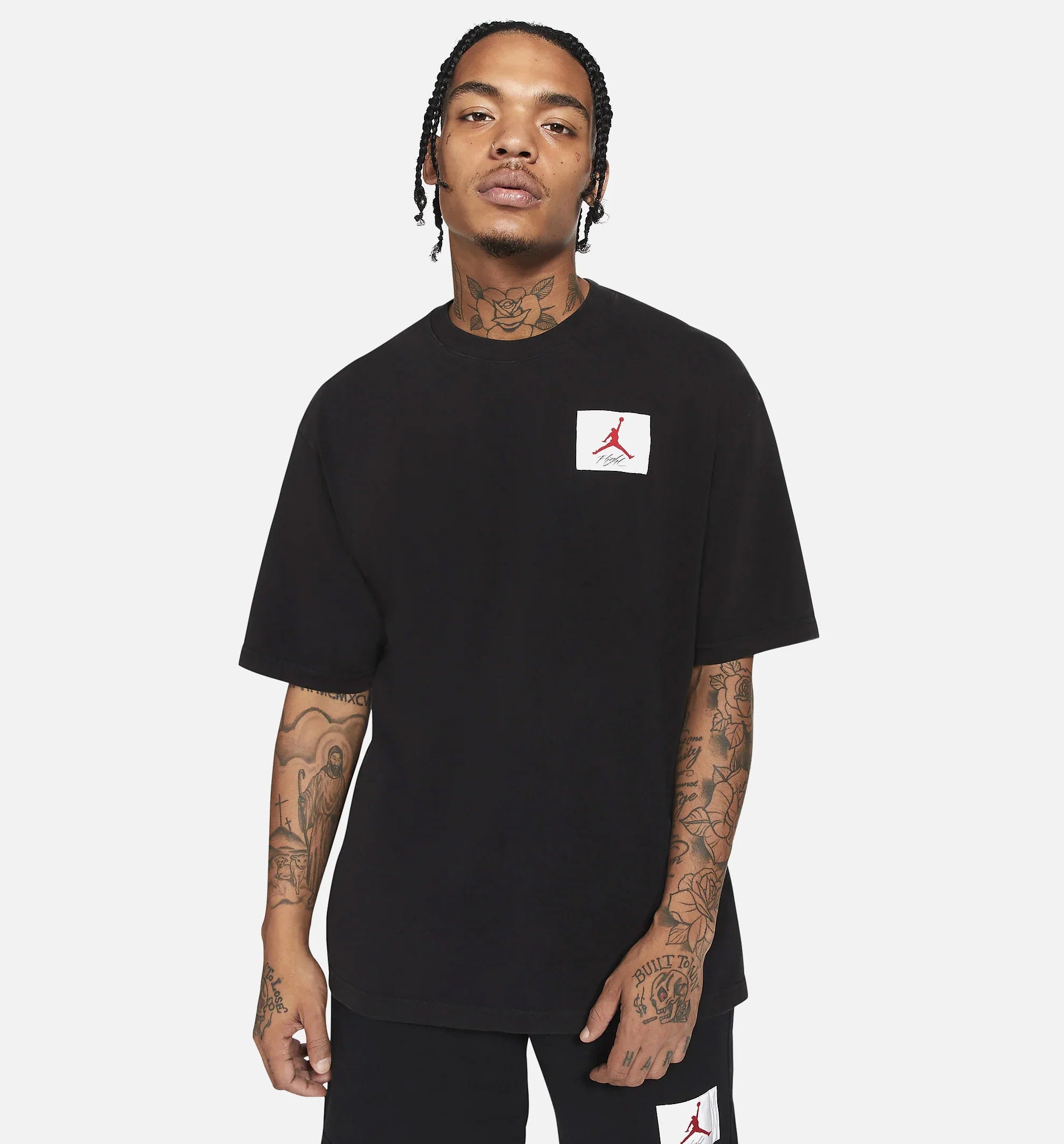 Flight Short Sleeve Mens Shirt Black Black