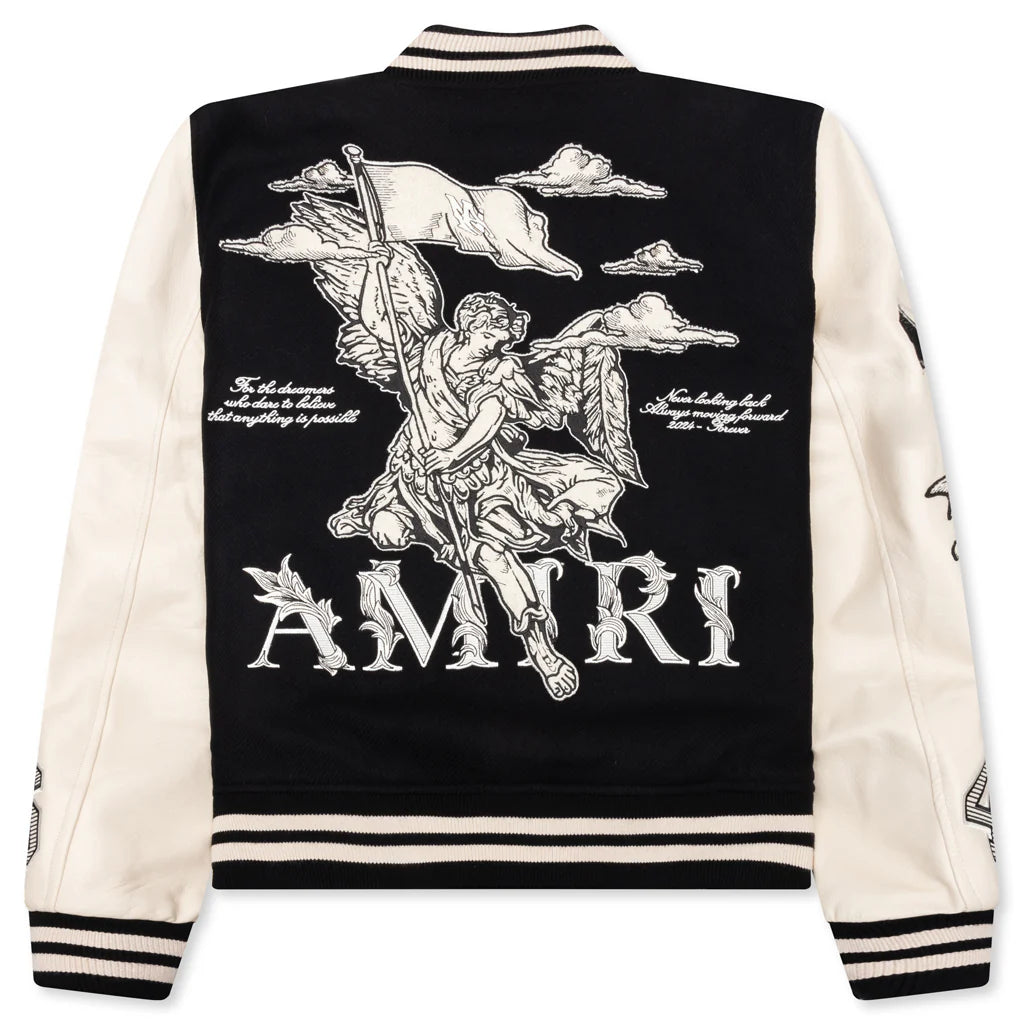 MA Angel Varsity Jacket Black