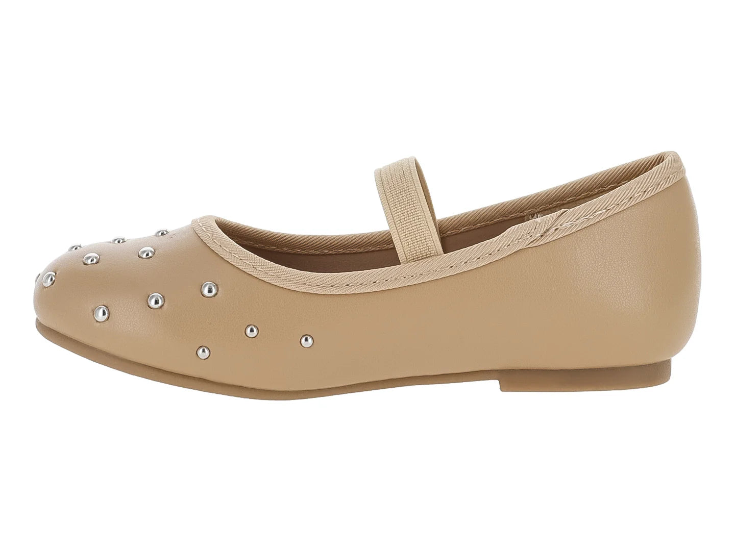 Zapatos Flats Coqueta Beige para Niña