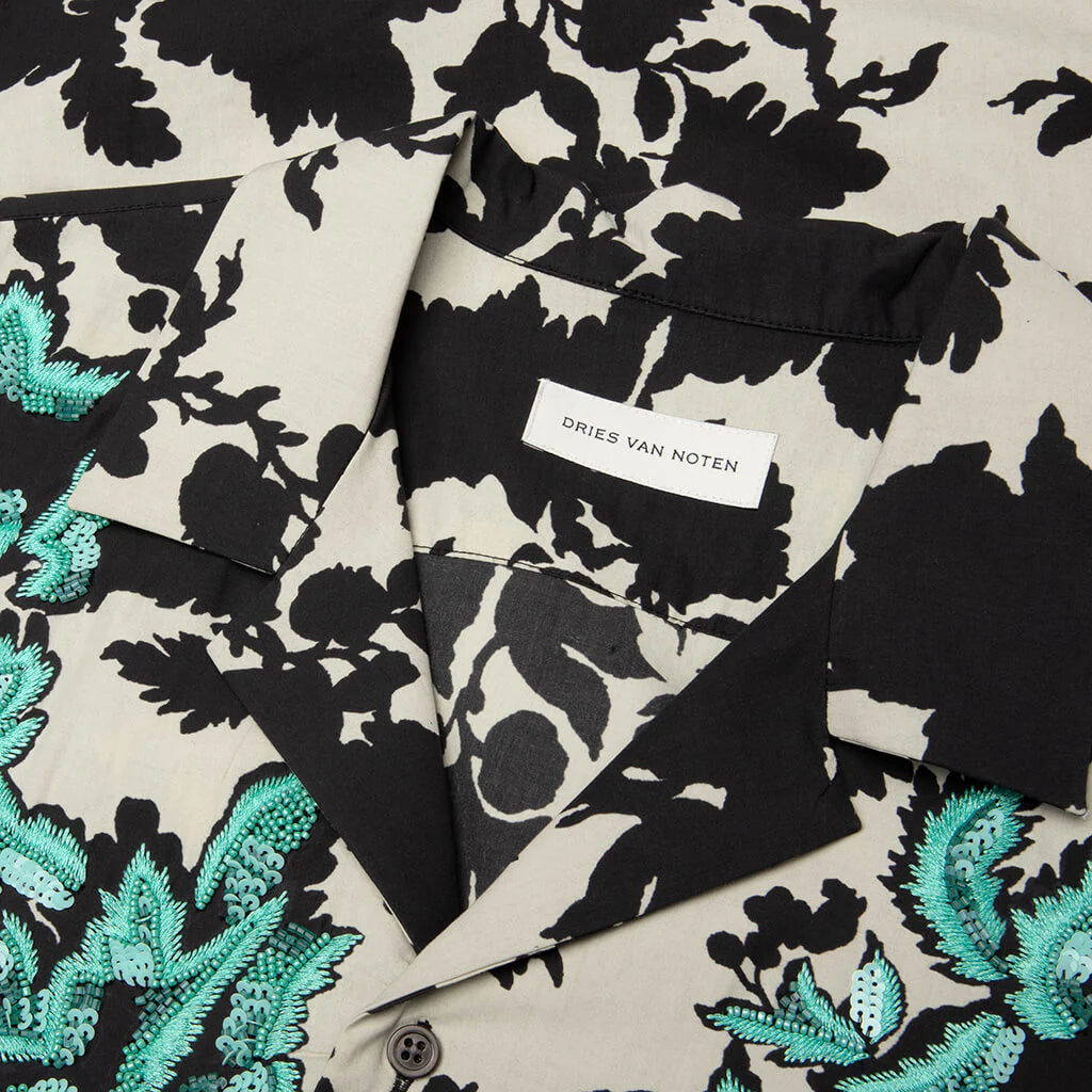 Archive Floral Carltone EMB MW Shirt Peach