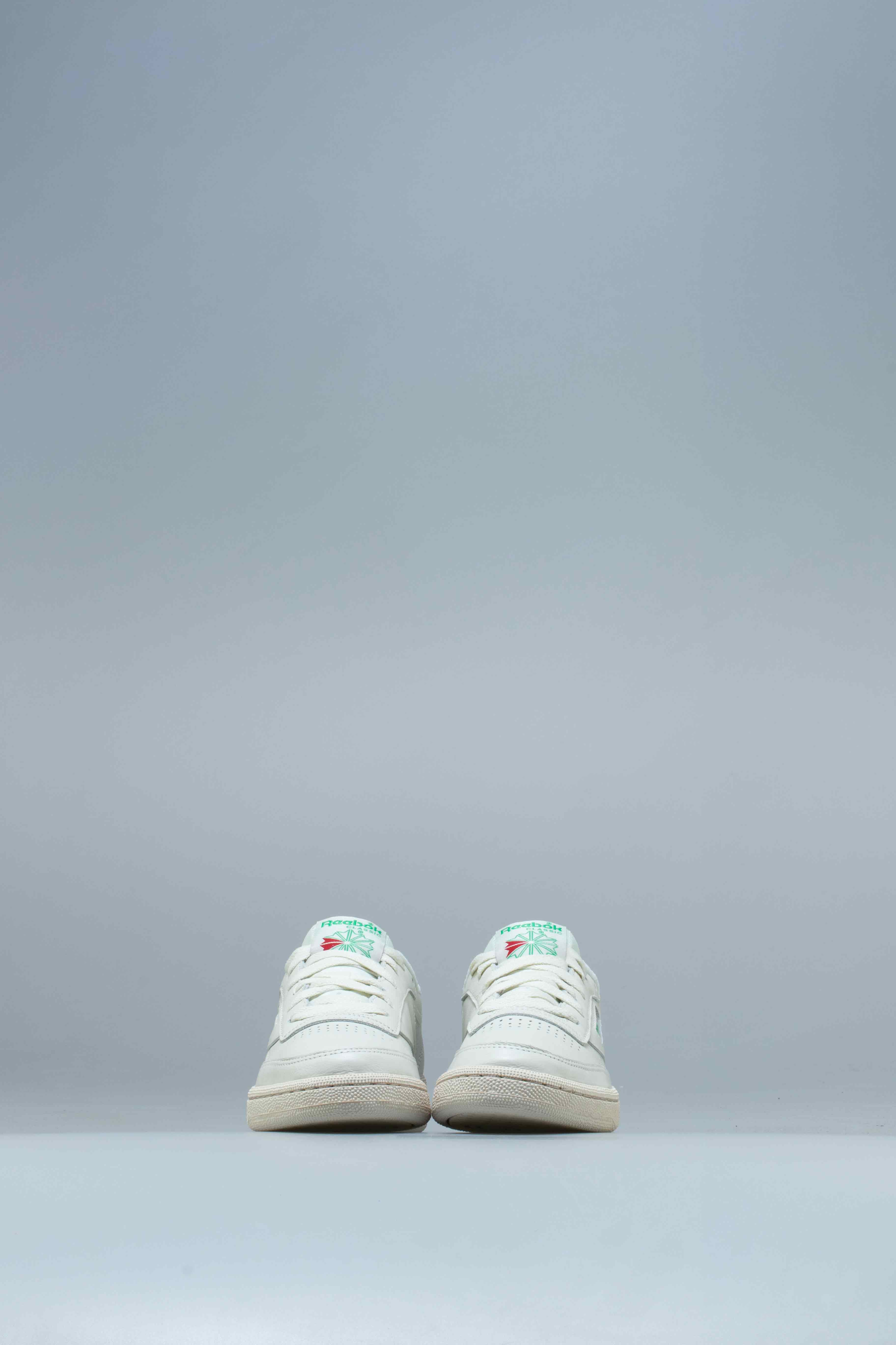 Club C 85 Vintage Womens Lifestyle Shoe Chalk White Green