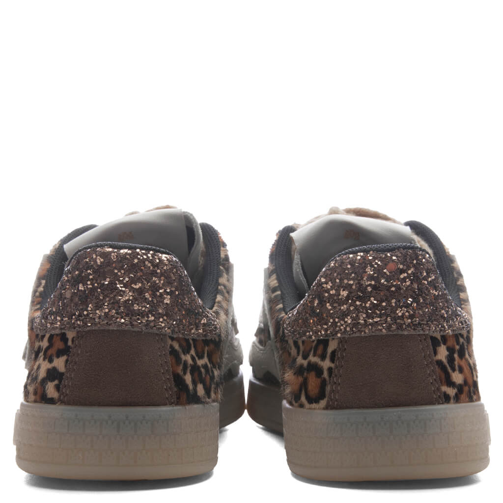 Womens Leopard Pacific Bones Brown