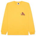 Real Bad Man x Gramicci Records L S Tee Mustard