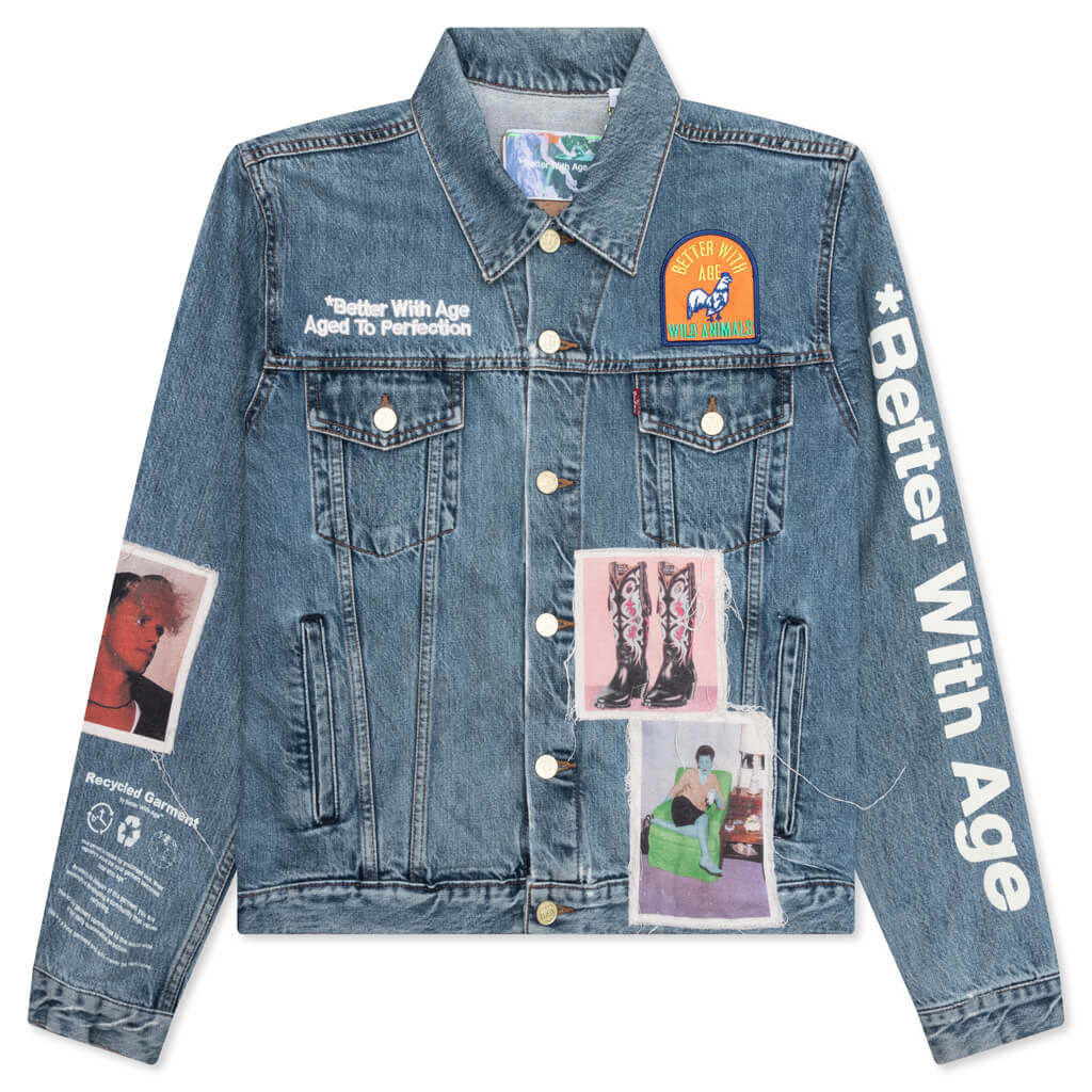 Portrait Denim Jacket Multi