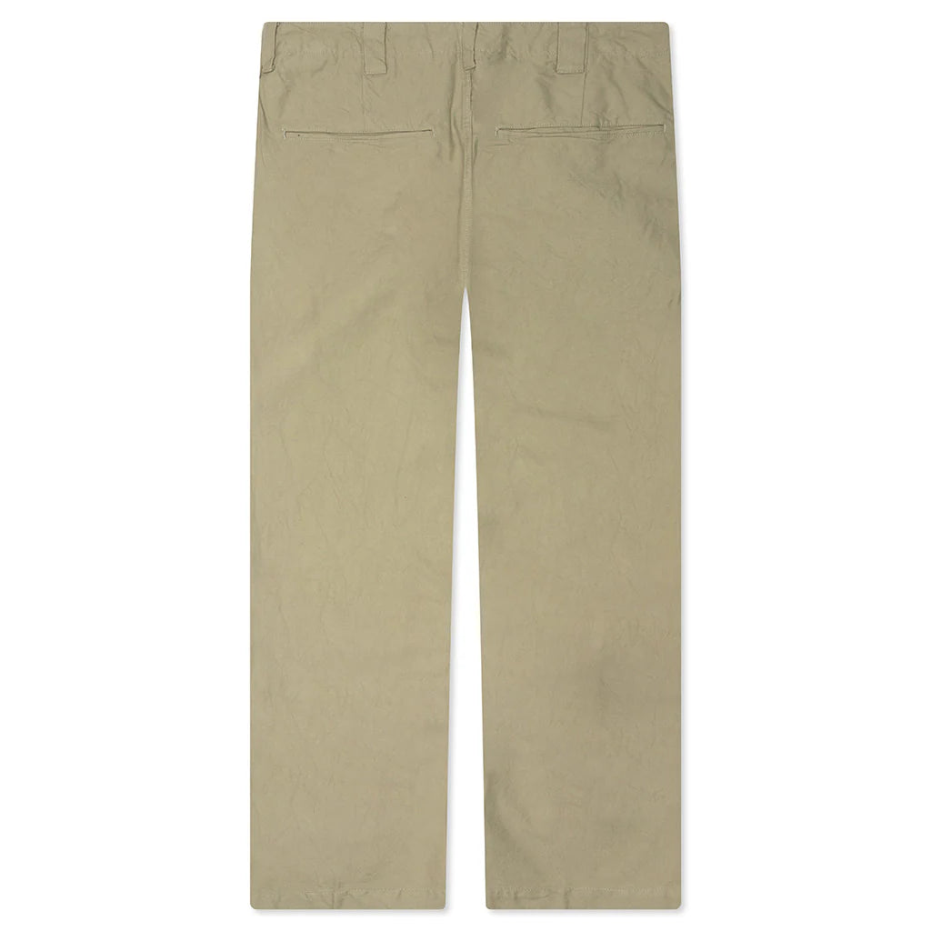 Wide Chino Pants Light Green