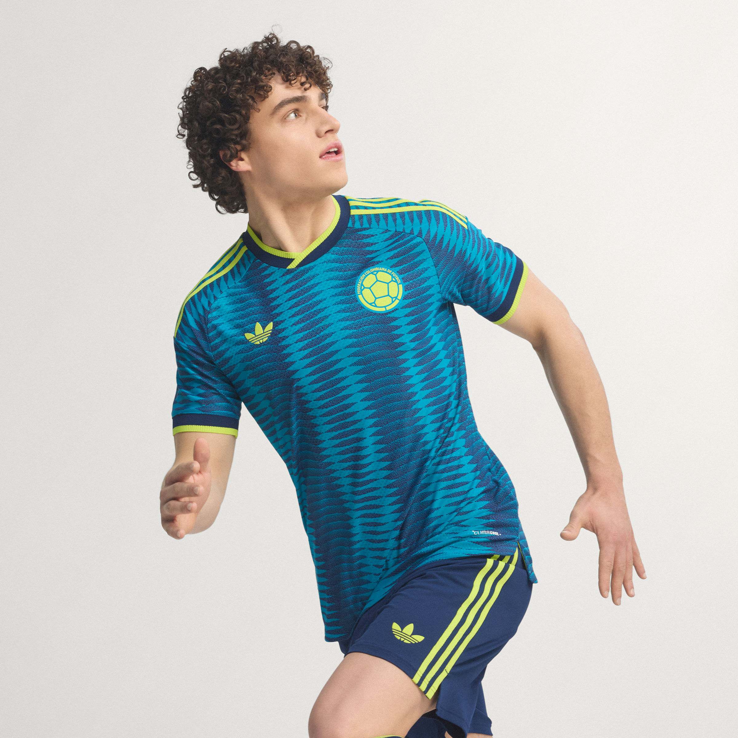adidas Colombia Away Authentic Mens Soccer Jersey 2026 Mistery Petrol Navy