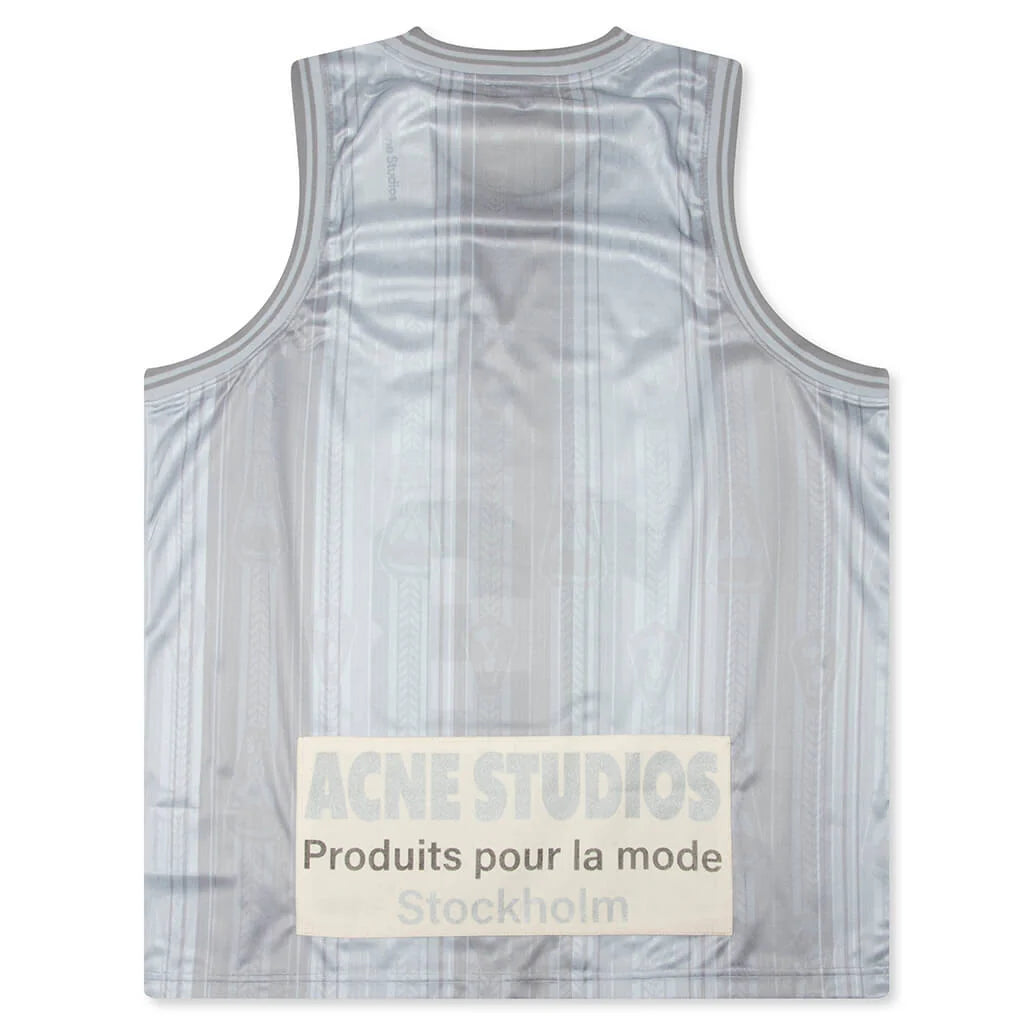 Sports Jersey Tank Top Grey