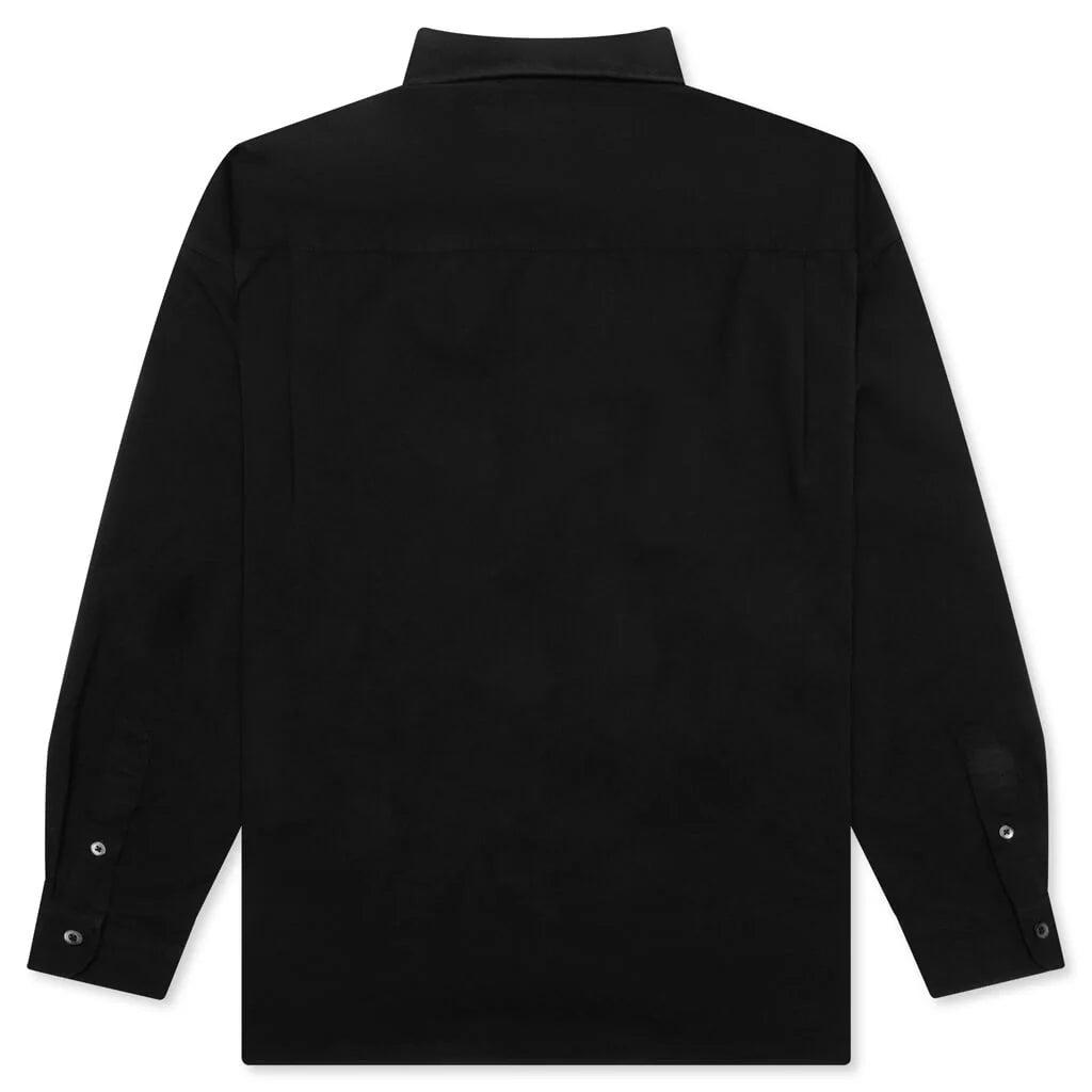 Over Shirt L S Black