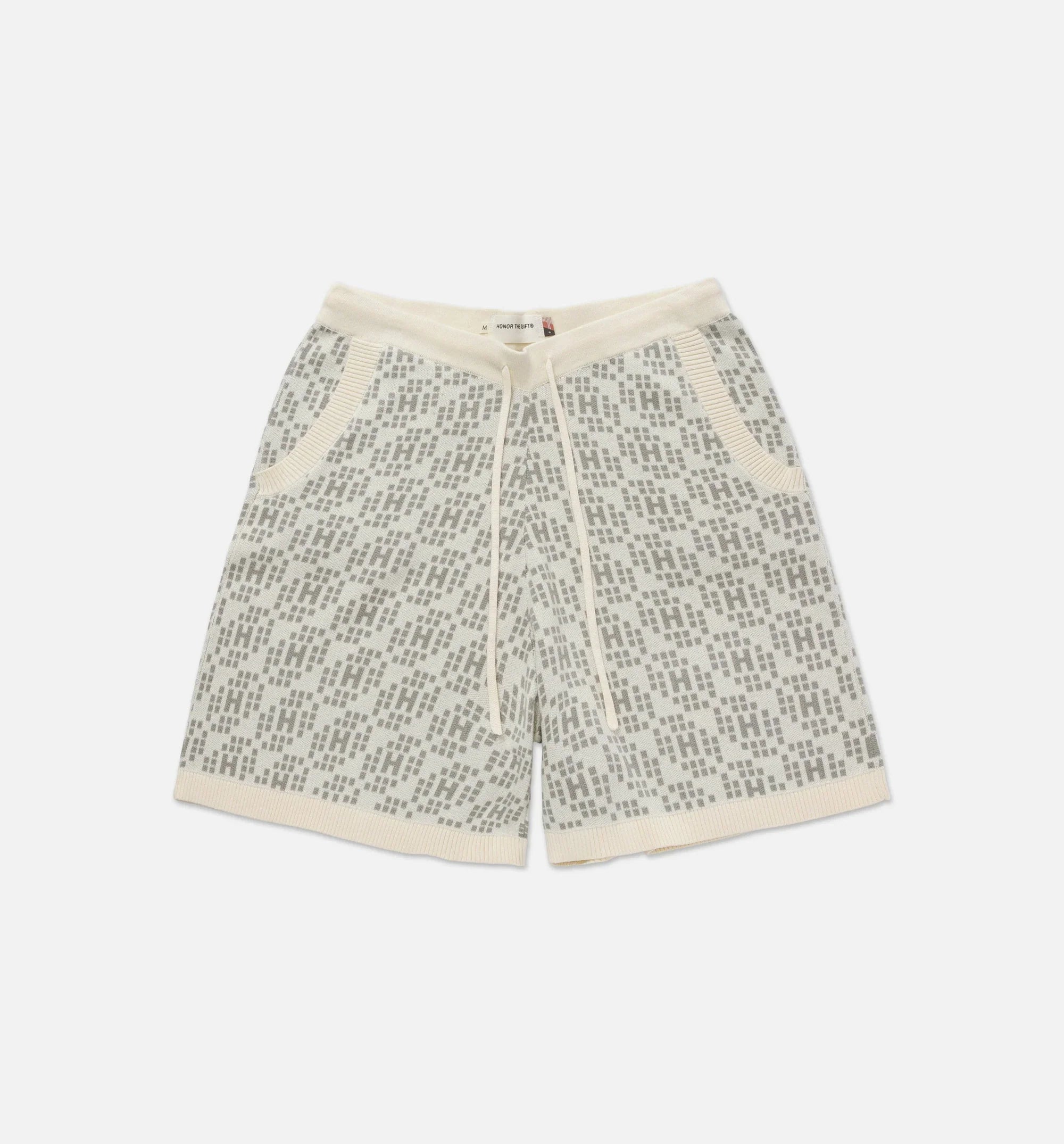 H Knit Mens Shorts Bone