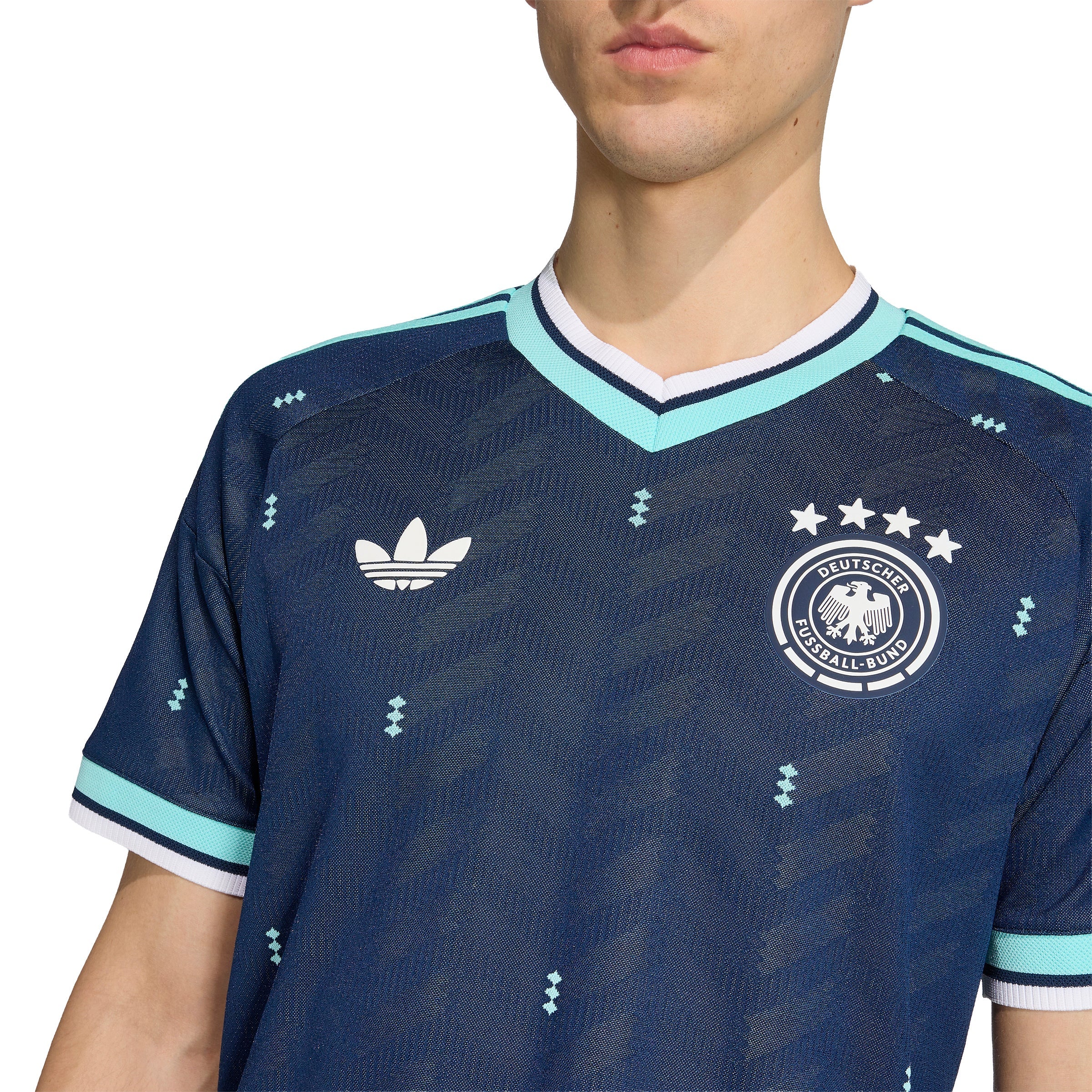adidas Germany Away Authentic Mens Soccer Jersey 2026 Navy