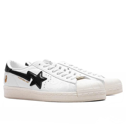 Adidas x BAPE Superstar Cloud White Core Black Off White
