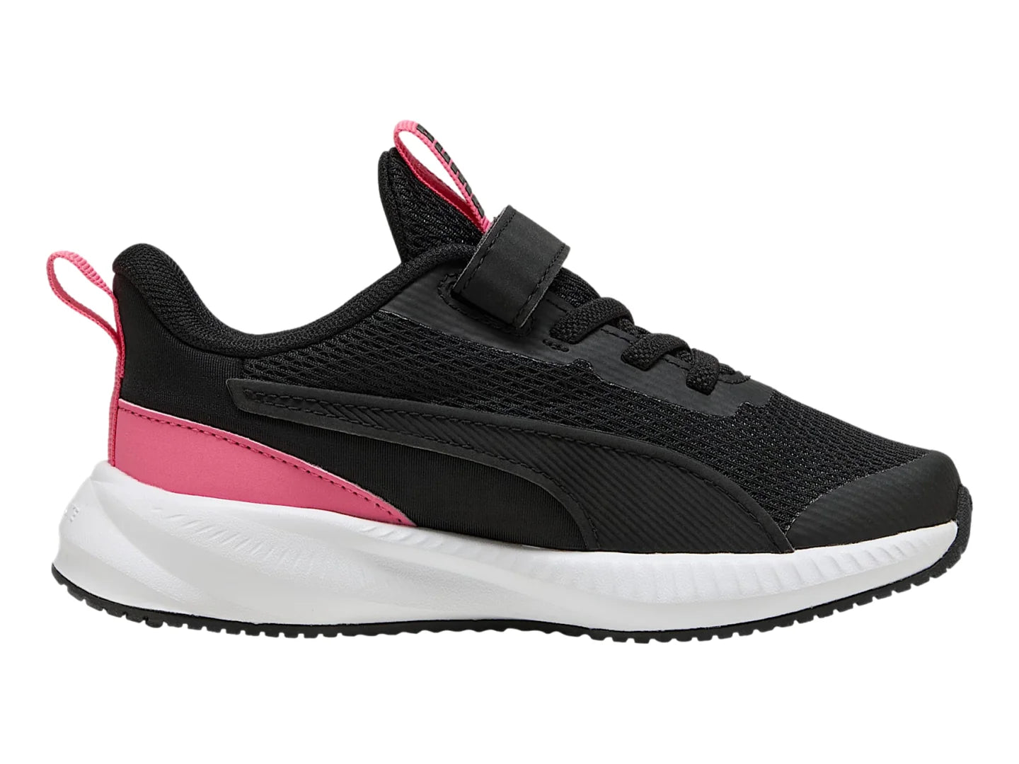 Tenis PUMA Flyer 3 AC PS Negro y Rosa para Niña