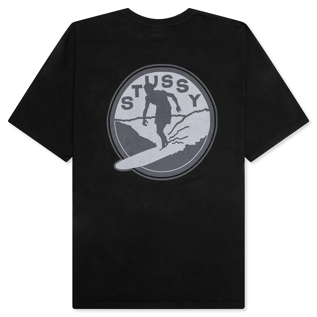 Surf Club Pigment Dyed Tee Black