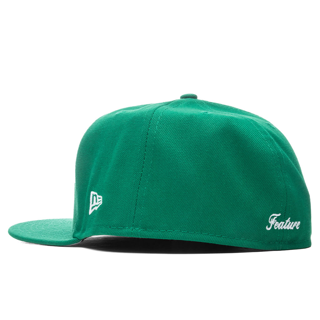 Feature x New Era Old English Fitted Hat Kelly Green