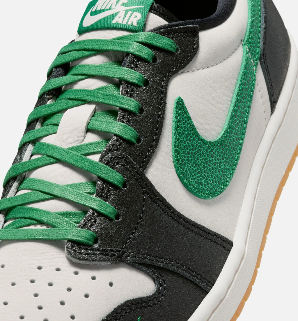 Air Jordan 1 Retro Low OG Phantom And Pine Green Mens Lifestyle Shoe Phantom Pine Green Black Free Shipping