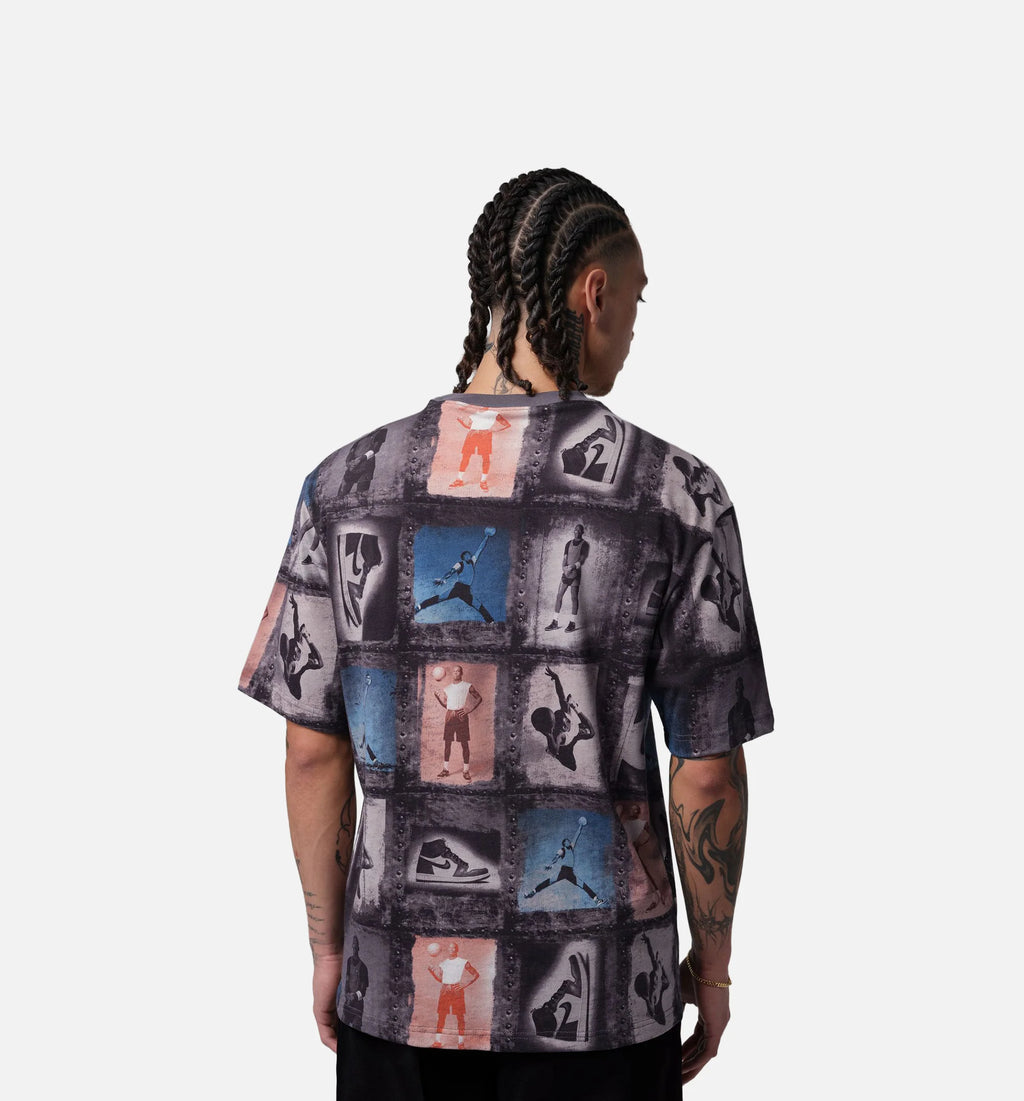 Flight Club All Over Print Mens Short Sleeve Shirt Sail