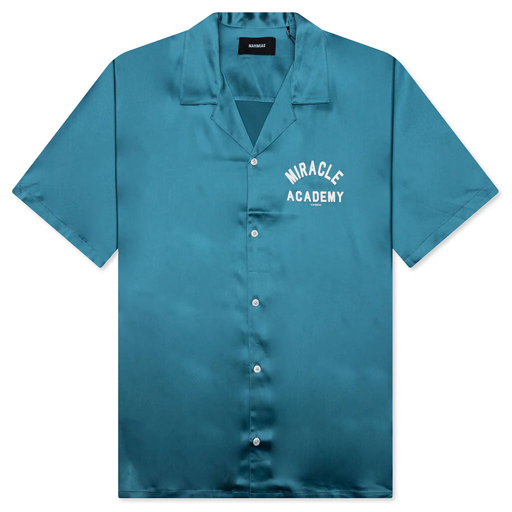 Miracle Academy S S Silk Shirt Ocean