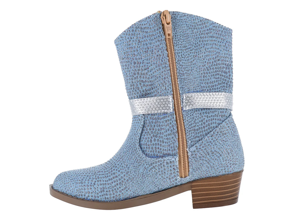 Botas Vaqueras Divitas Color Inox para Niña
