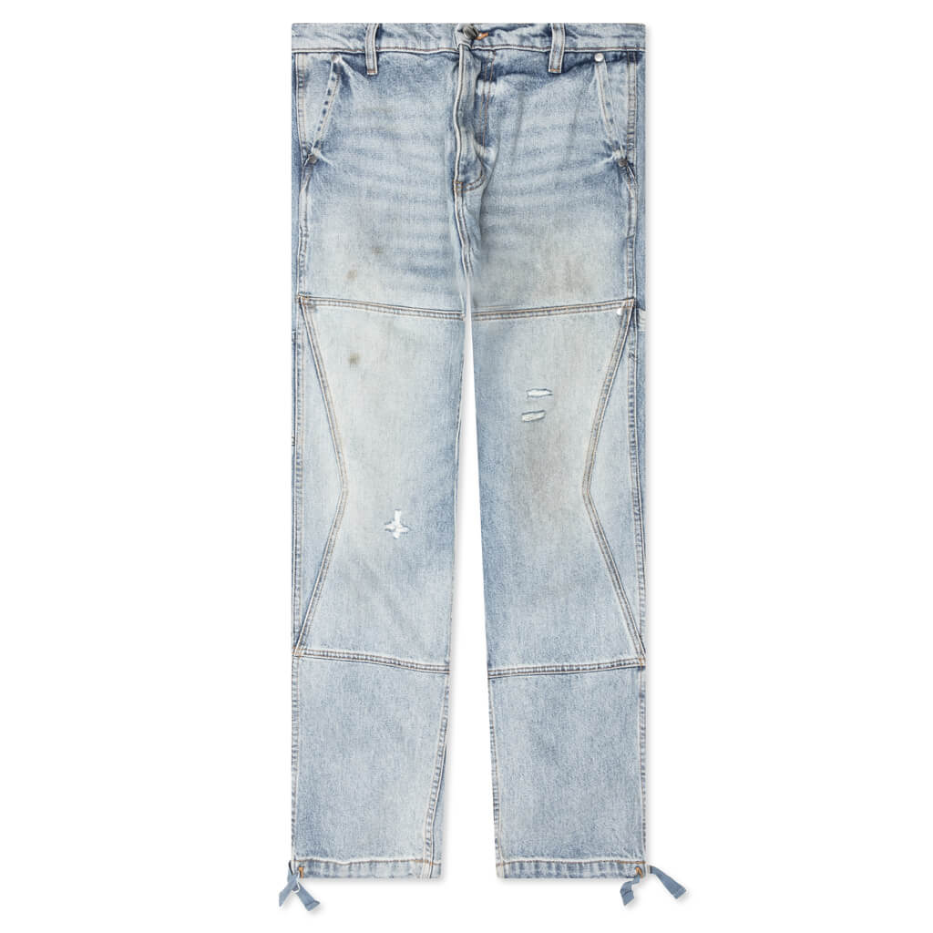 Reza Denim Double Knee Pant Indigo
