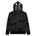 Bape Speed Racer Shark Full Zip Hoodie Black