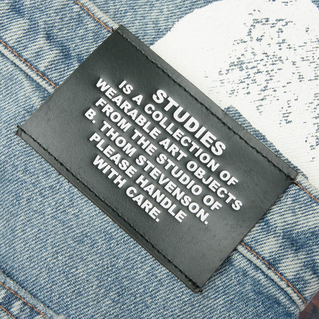 Nice Things Double Knee Jeans Blue