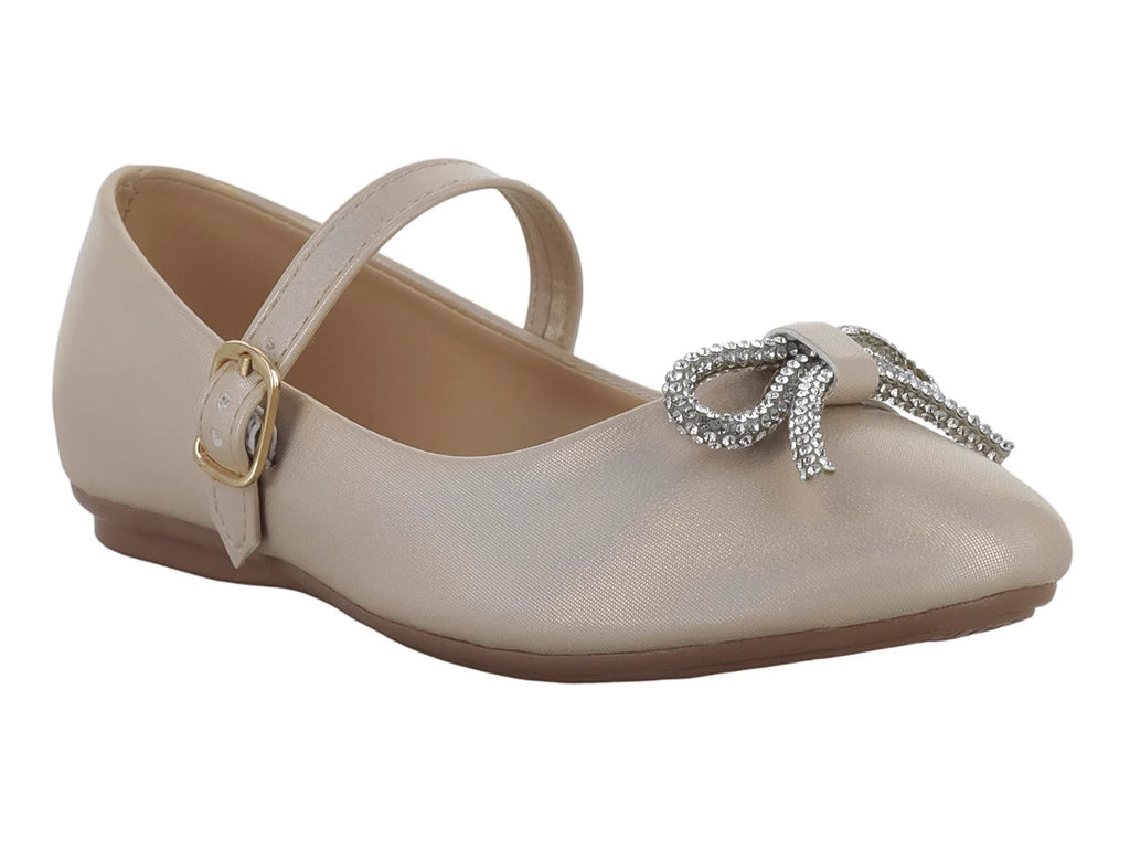 Zapatos Planos Genesis Alina Platina para Niña