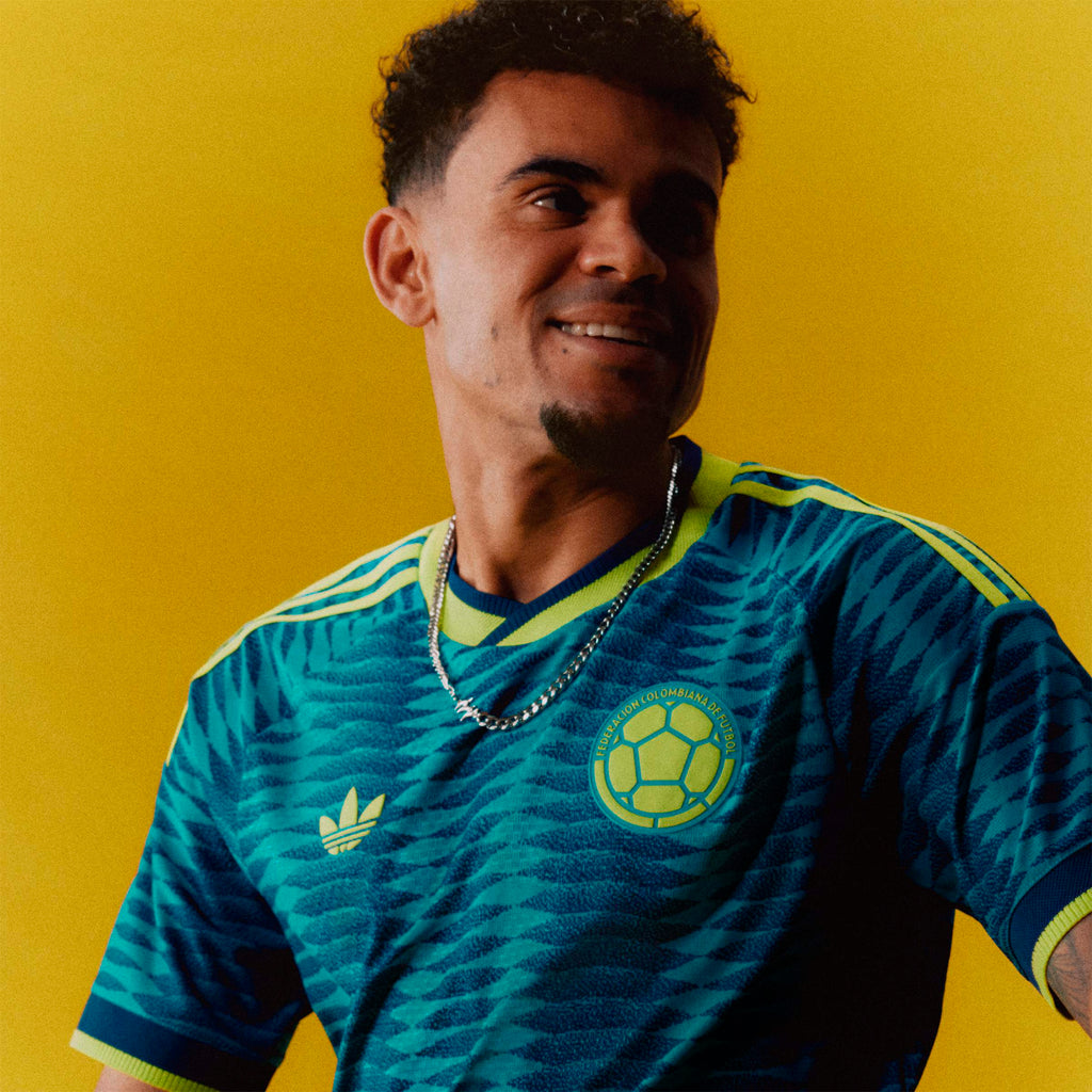 adidas Colombia Away Authentic Mens Soccer Jersey 2026 Mistery Petrol Navy