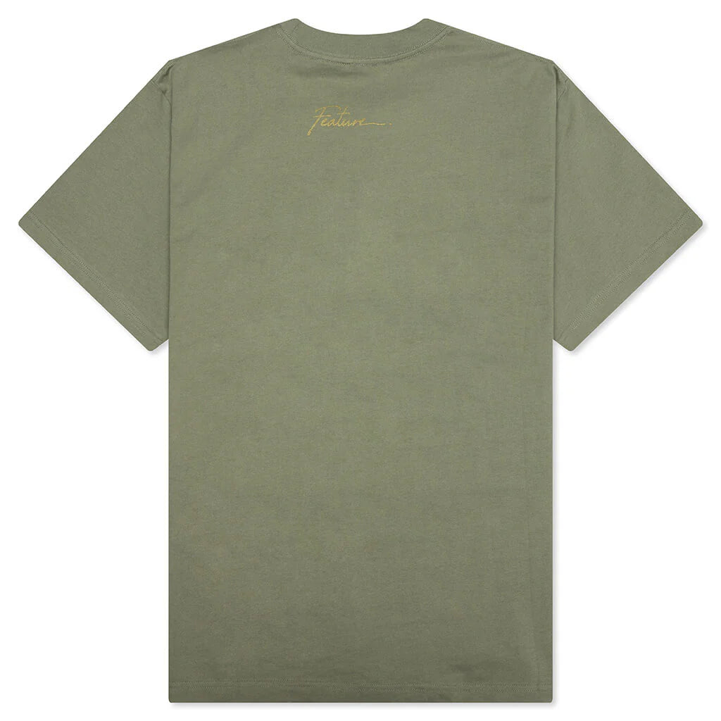 Feature x Wynn Plaza Tee Oil Green