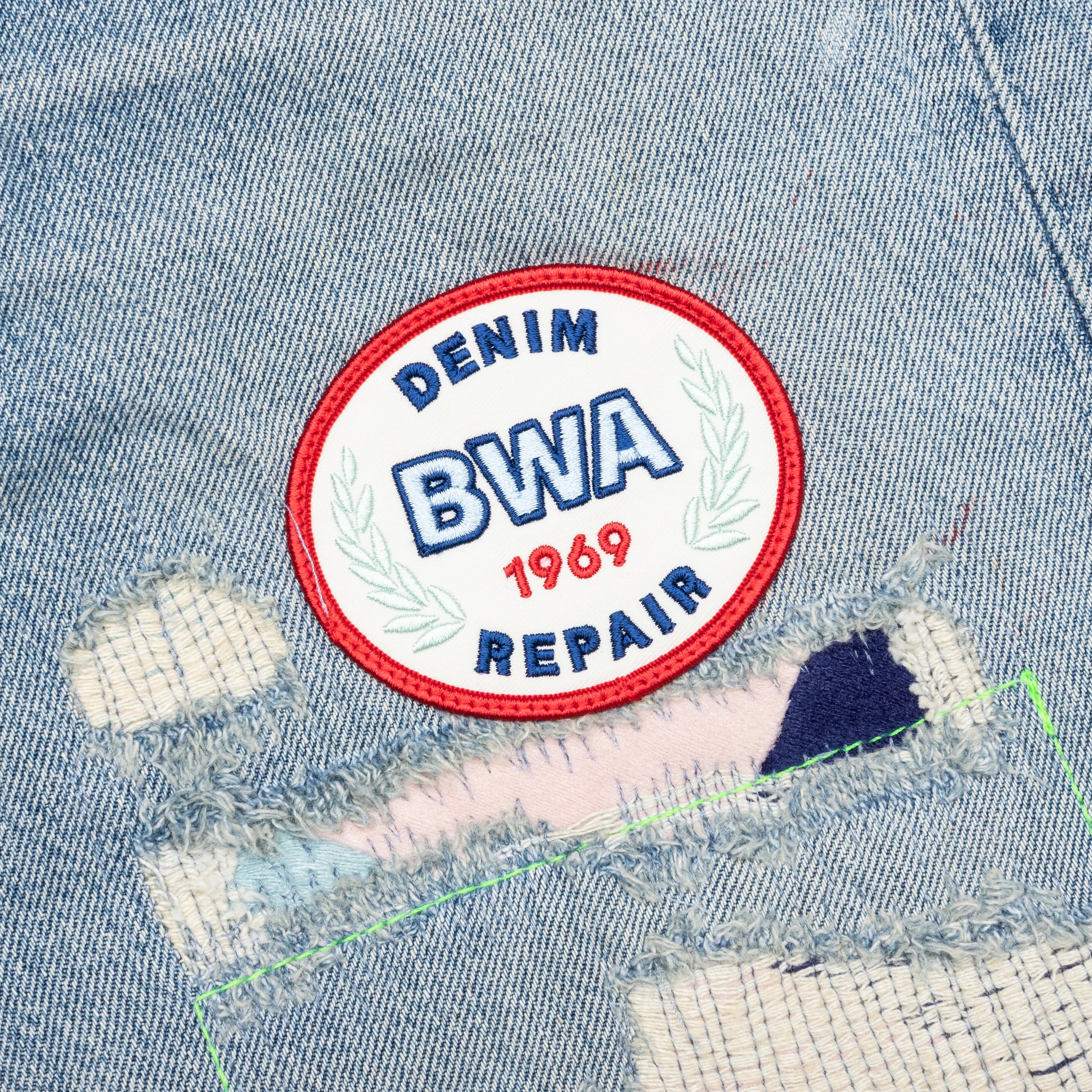 Denim Repair Pants Indigo