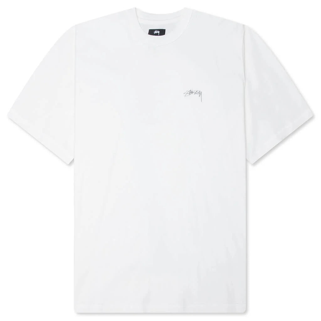Lazy S S Tee White