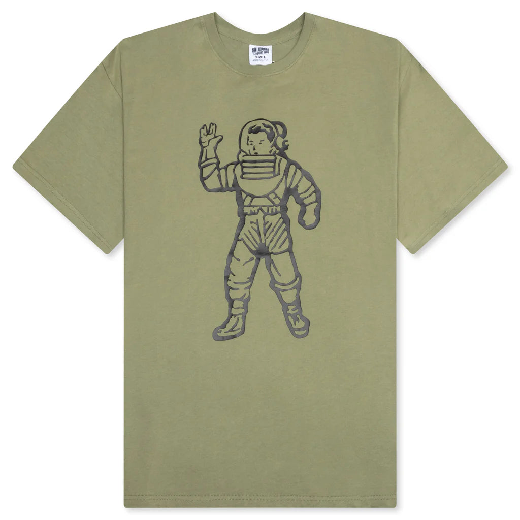 BB Molecules S S Tee Temp Color Change Print Oil Green