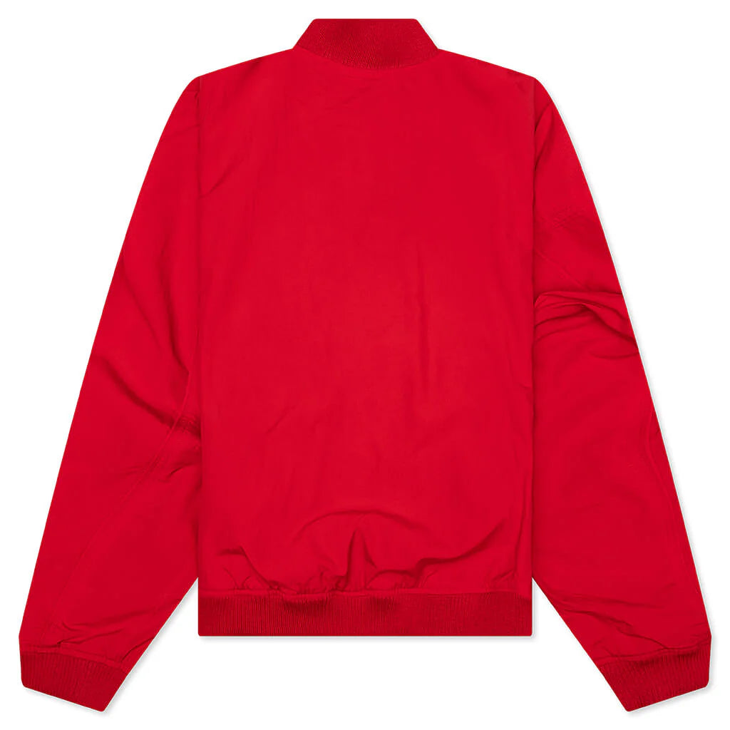 Bomber Track Jacket Red